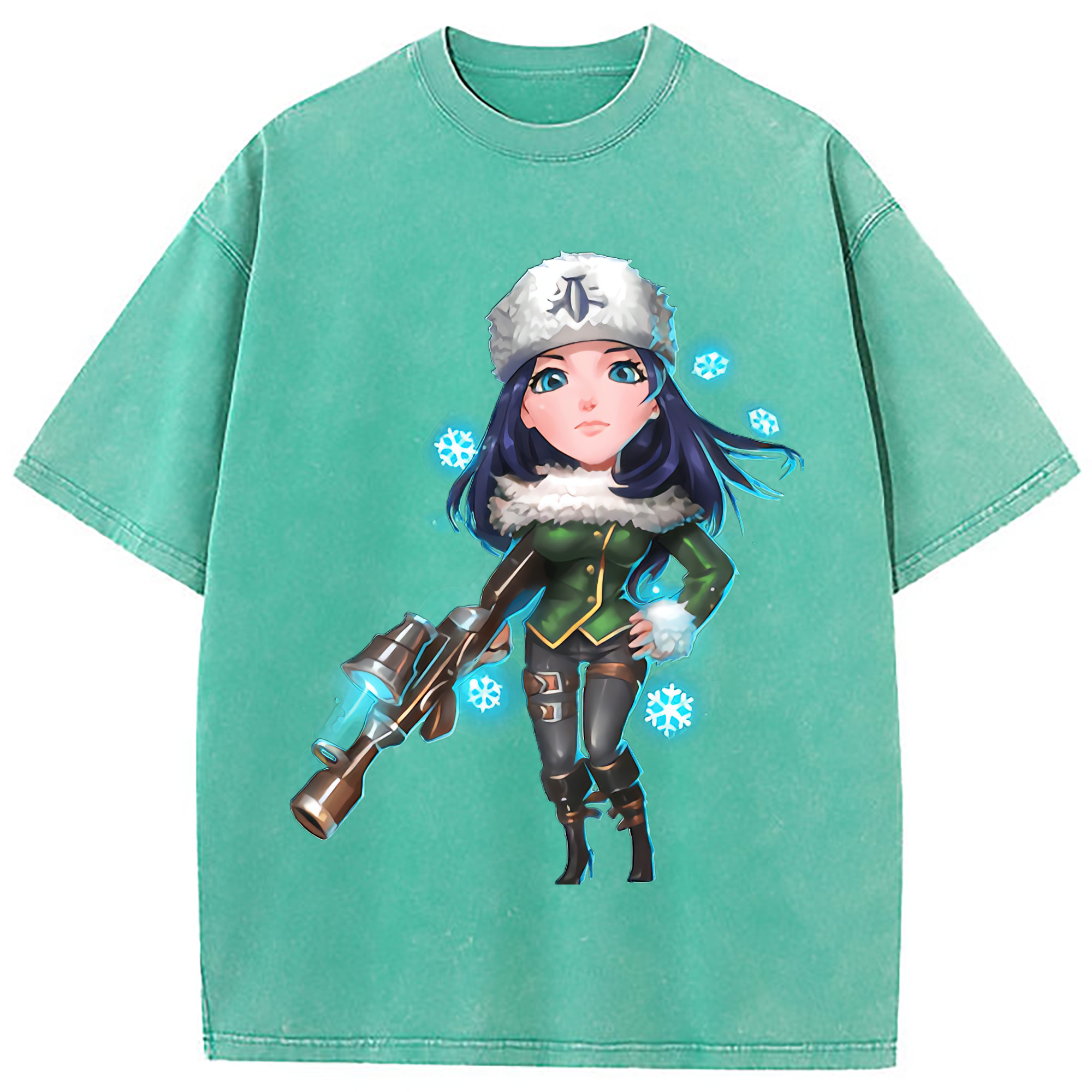 （画像用） リーグ・オブ・レジェンド League of Legends LOL 綿100% ヴィンテージ風 半袖Tシャツ（フロントプリント）